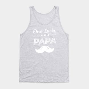 One Lucky Papa Funny St Patrick's Day gift Tank Top